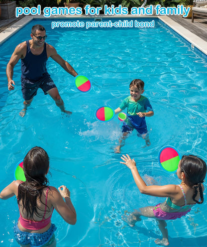 Qrooper Toddler Toys Toss and Catch Ball Set, Toys for 3 4 5 6 7 8 Year Old Boys Girls Birthday Gift, Yard Outdoor Games for Kids Ages 4-8 8-12 Beach Pool