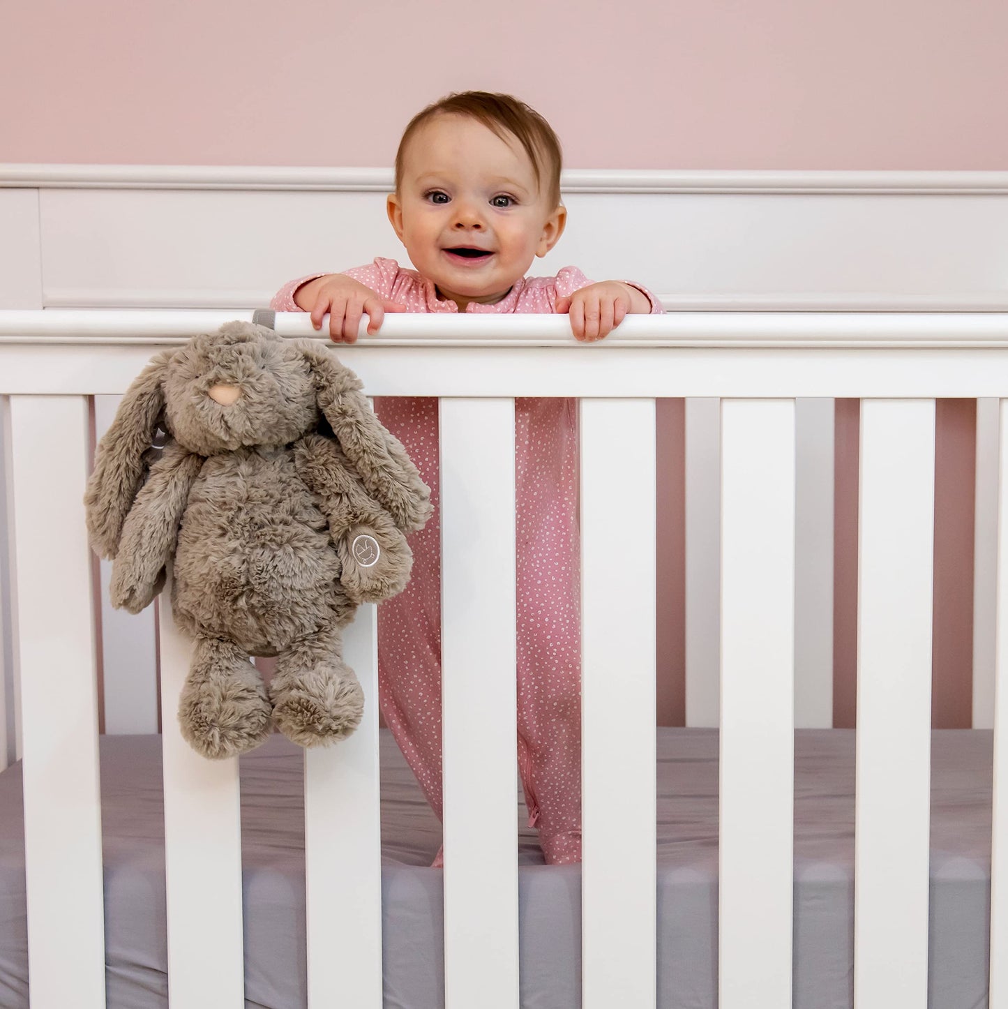 Gemma Joy Bedtime Baby Soothers & StickyOnes Sleep Patches - Cry Activated Heartbeat Bunny Plush Toy, Stuffed Animal with Calming Light & All-Natural, No Melatonin Bedtime Patches for Kids and Baby