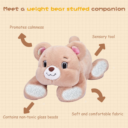 Riverwar 5 LB Weighted Stuffed Animal Teddy Bear for Kids,Adults,24.5" Plush Toy Soft Cuddly Gift for Birthday, Christmas, Boys, Girls, Teens