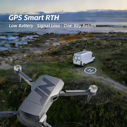3-Axis Gimbal GPS Drone with 4K Camera, 90 Min Long Flight Time,3280 FT Long Control Range, Auto Return, Follow Me, Brushless Motor, 5G FPV RC Quadcopter for Beginners(Under 249g)