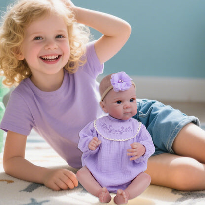 Milidool Lifelike Reborn Baby Dolls- 20Inch Cute Soft Vinyl Realistic Baby Doll Poseable Real Life Baby Dolls with Complete Accessories for 3+ Years Old Gifts