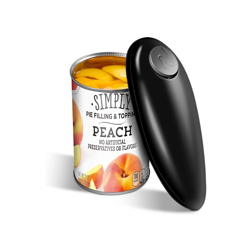 One-Touch Automatic Electric Can Opener with One-Touch Operation & Smooth Edge Safety - Compact Battery-Powered (AA) Design for Arthritis & Seniors, Ergonomic Easy-Grip Lever, Effortless Opening for Limited Dexterity, Ideal Easter Gift for Elderly &