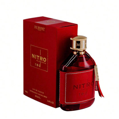 LocalDumont Nitro Red Eau De Parfum For Men 3.4 Oz - Fruit, Woody, Floral & Masculine Fragrance
