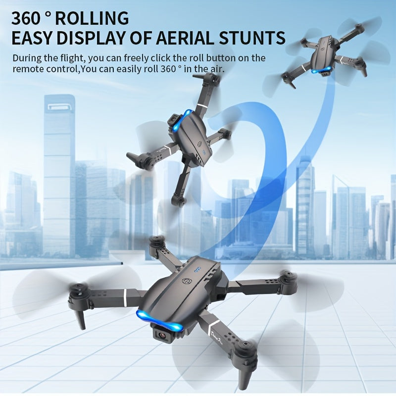 with 2 Batteries NEW Drone MAX Upgrade Edition Drone with Screen Control, Dual Camera, Obstacle Avoidance, Brushless Motor, Foldable Arms, Ldeal for Night Flying, Remote Control with Screen