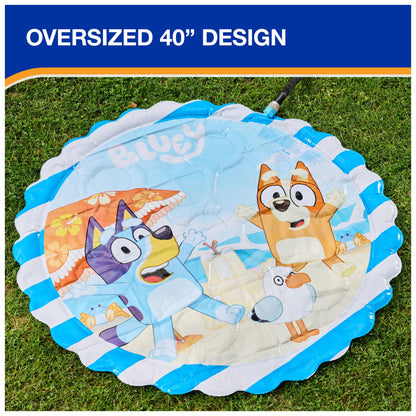 SwimWays Bluey Splash Mat, Kids Splash Pad, Outdoor Toys, Bluey Party Supplies and Water Toys for Kids Ages 1 & Up
