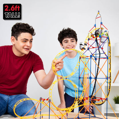K'NEX - Amazin' 8 Coaster ‚ STEM Building Set, Kid Construction, Creative Play Toy‚ Ages 9+