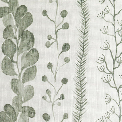 MEETSKY Sage Green Curtains 84 Inches Long 2 Panels Boho Curtains for Living Room Light Filtering Patterned Drapes for Bedroom Linen Style Back Tab Leaf Print Window Treatment, 50” Wide Each Panel