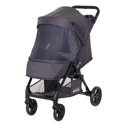 Baby Trend Passport Carriage Travel System with Bassinet, Changing Table, Toys, and Music Center, Dash Pink
