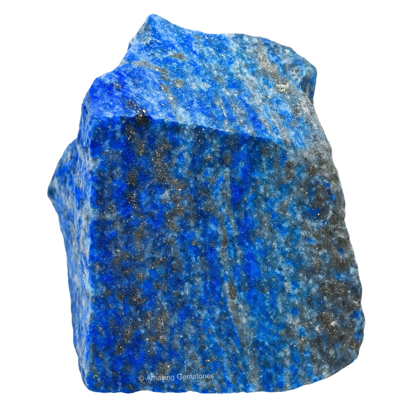 Lapiz Lazuli Raw Crystals and Healing Stones, Natural Rocks for Tumbling and DIY Raw Stones and Crystals (1 Piece)