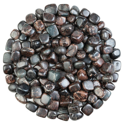 ZAICUS 1lb Garnet Tumbled Stones | Polished Crystals Healing | Natural Stones | Feng Shui | Chakra Balancing | Good Luck | Reiki Gift | Home Decor | Size 20-25 mm