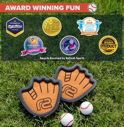 Toss and Catch Ball Set: Fun Ball and Catch Game - Best Baseball Gifts for Boys & Girls - Toys for 2 3 4 Year Old Boys - Toddler Boy Toys & Gift Idea for 9 8 7 6 5 4 3 + Year Old Boy Birthday Gift