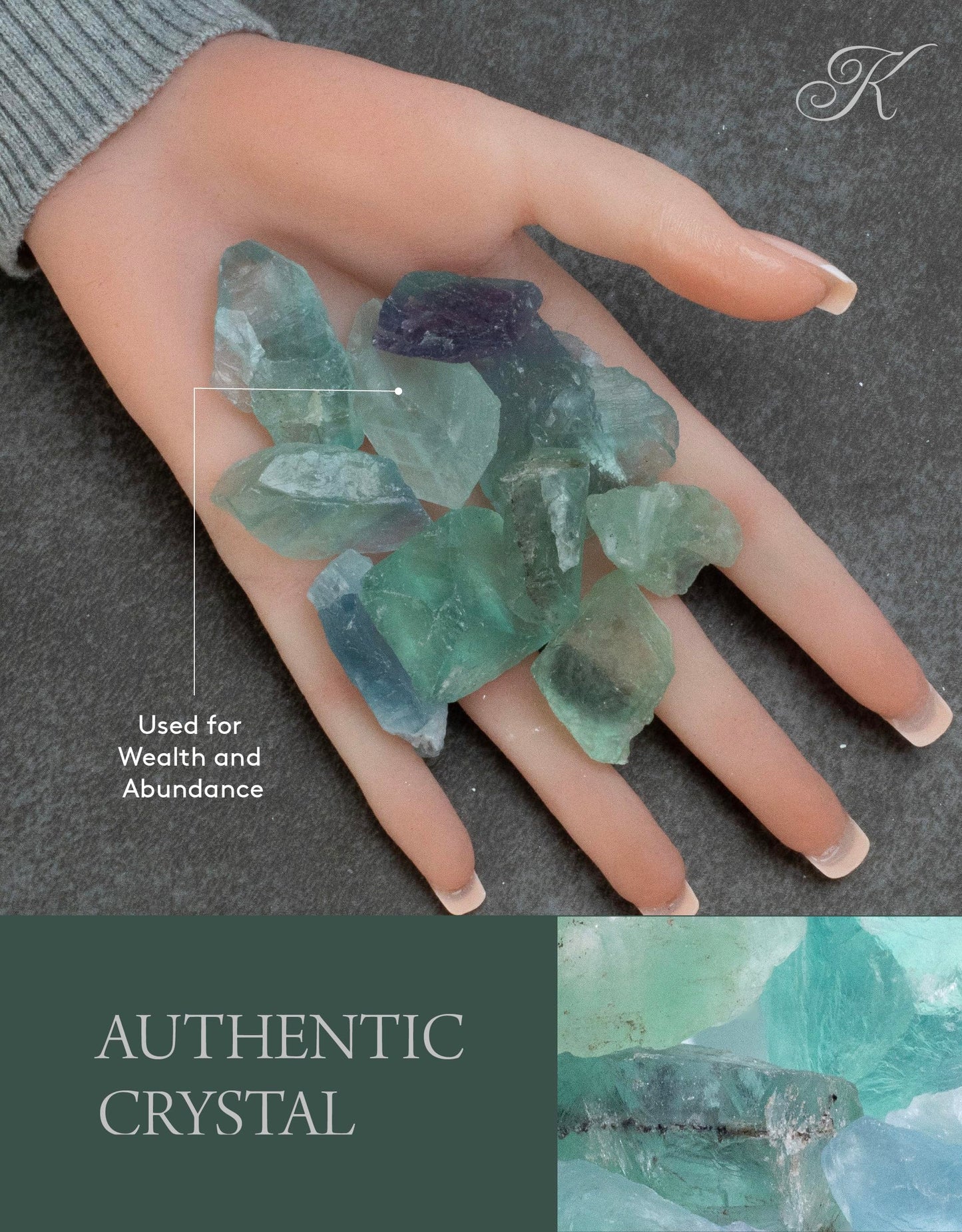 KALIFANO Rough Rainbow Fluorite 10 Stone Bulk Bundle with Healing & Calming Effects - AAA Grade High Energy Raw Fluorita - Reiki Crystal Used for Rock Tumbling and Lapidary (Family Owned and Operated)