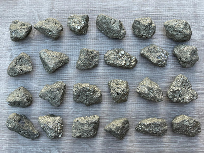 GAF TREASURES Wholesale Raw Pyrite Crystals, Natural Pyrite Stone, Natural Rough Pyrite Crystals, Pyrite Rough, Pyrite Healing Crystals (Pyrite, 0.5 Pound)