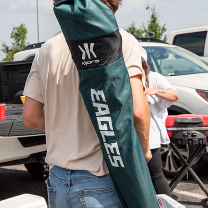 Kijaro Sports Fan Folding Chair, 26" L x 35.5" W x 37" H, Philadelphia Eagles