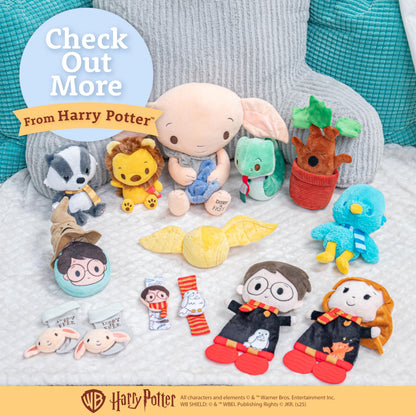 Kids Preferred Harry Potter Chocolate Frog Plush Stuffed Animal with Embroidered Details, Brown Minky Fabric, and Beans in Bottom, Hogwarts Collectible for Babies, Toddlers, and Kids, 6 Inches