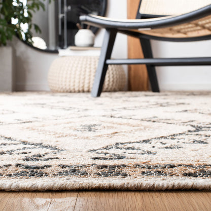 SAFAVIEH Kilim Collection Accent Rug - 2' x 3', Ivory & Black, Handmade Flat Weave Jute, Ideal for High Traffic Areas in Entryway, Living Room, Bedroom (KLM762A)