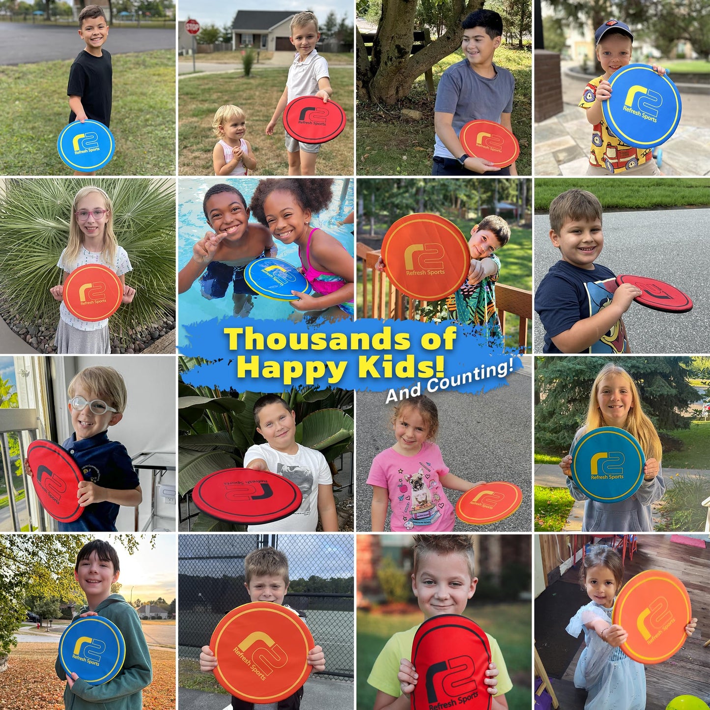Soft Disc Flying Toy - Doesn't Hurt to Catch - Flying Disc For All Ages - Easy to Use Summer Gift Friisbee For Kids -Outdoor Gifts for Boys & Girls 3 4 5 6 7 8 9 10 11 12 13+ Birthday Gifts