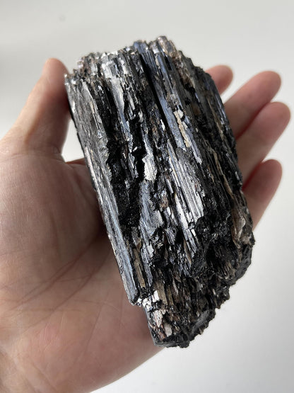 GAF TREASURES XL Raw Black Tourmaline, Black Tourmaline Rough, Healing Rough Crystal (Black Tourmaline, 0.5-1 lb)