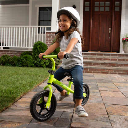 TOMY John Deere Toddler Balance Bike – 10" Girls' and Boys' Bike — Sturdy and Lightweight Kid's Bike - Toddler Bike with Adjustable Handle Bars and Seat - Green - Ages 2 Years and Up