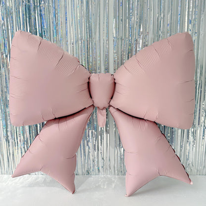 4Pcs Giant Pink Bow Balloons 38Inch/coquette Birthday Party Supplies/Pink Bachelorette Bridal Engagement Wedding Anniversary Supplies for Women/Valentine's Day Decor