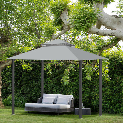 Replacement Canopy Top for Target Madaga Gazebo Model L-GZ136PST (Gray)