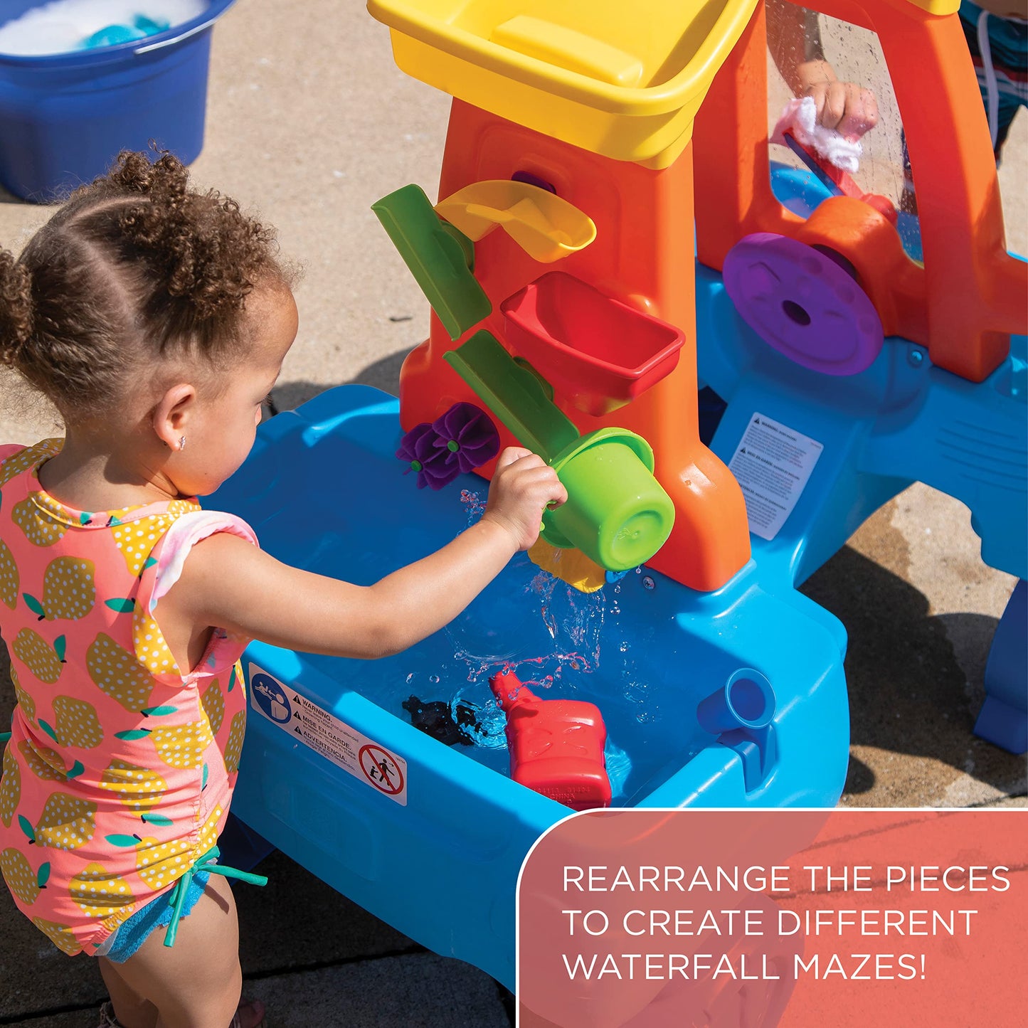 Step2 Car Wash Splash Center, Kids Water Table & Pretend Play Car, Activity Sensory Playset, Summer Outdoor Toys, 13 Piece Water Toy Accessories, For Toddlers 3+ Years Old
