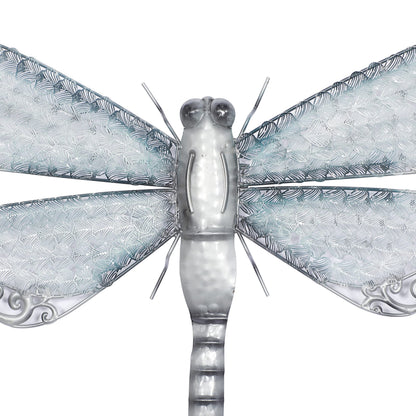 Deco 79 Metal Dragonfly Home Wall Decor Indoor Outdoor Wall Sculpture, Wall Art 25" x 1" x 16", Blue