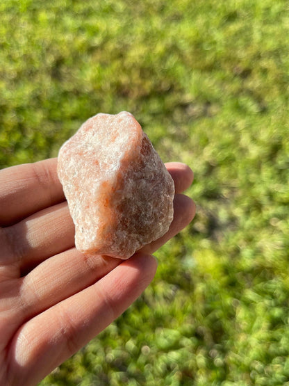 GAF TREASURES Wholesale Raw Sunstone, Natural Sunstone, Natural Rough Sunstone Crystals, Rough Sunstone, Sunstone Healing Crystals (Sunstone, 0.5 Pound)