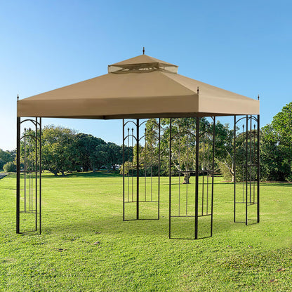 SCOCANOPY Gazebo Replacement Cover Top Fit for Winslow Gazebo (10X10 FT) Modle # L-GZ038PST-3A, (Beige)