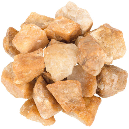 UFEEL 1 LB Bulk Rough Yellow Aventurine Crystal Stone for Tumbling Cabbing Decoration Polishing Wicca Reiki Healing Crystals Large 1" Natural Raw Stones 1 Pound (About 450 Gram)