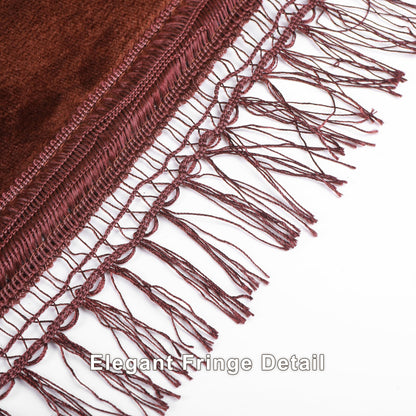 Muslim Prayer Rug-Soft Thick Velvet Islamic Prayer Mat, Traditional Sajadah with Tassels for Men and Women, Comfortable Daily Prayer at Home, Mosque or Travel.