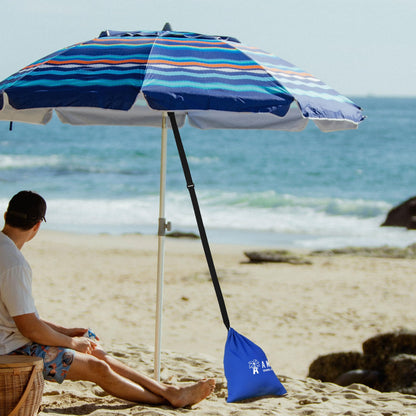 AMMSUN Beach Umbrella Sand Bag Umbrellas Anchor Weight Bags Anchor for Heavy Duty High Wind Resistant Beach Shade Tent Outdoor Canopies Windproof Portable Safe Stand Holder Universal Fit