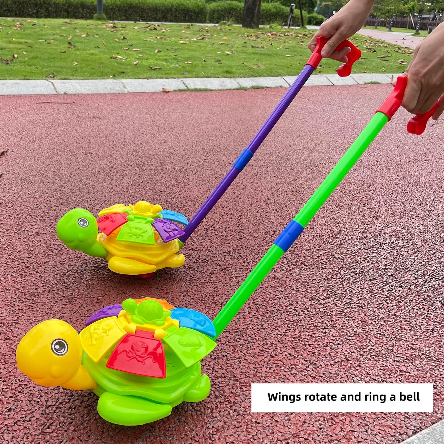 Toys car for Kids with Spinning Wings & Jingle Bell - Educational Fun for Christmas, Halloween, Thanksgiving, Birthday Gifts, Turtle Toys - (Color Random)