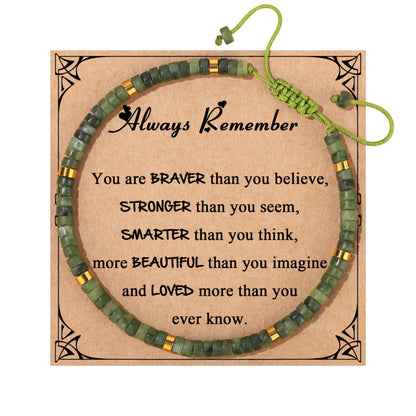 JoycuFF Teen Gifts Teenages Bracelets Teen Trendy Stuff Birthday Christmas Gifts Natural Stone Bracelets Cute Teenager Jewelry for Women Friends Sister Mom Daughter Wife Friend