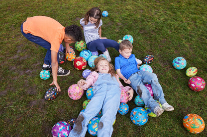 Crocodile Creek Playground Ball - Durable Rubber Ball for Kids Ages 3 and Up - Bouncy Inflatable Ball for Kickball, Indoor Games, and Outdoor Sports - PVC-Free - Unicorn Garden - 5-inch Diameter
