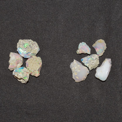 QNAVIC 25 Carat AA+ Natural Raw Ethiopian Fire Opal Rough Gemstone Crystals, Chakra Healing Energy Stones, October Birthstone, Jewelry Making Supplies, DIY Gifts Art Crafts, Wire Wrapping Stones