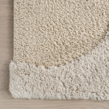 Nuloom Gloria Beige, 3' x 5', Abstract, Shag, Soft and Cozy, Plush, High Traffic, Stain Resistant, Easy Clean, Durable Area Rug for Bedroom, Living Room, Dining Space, Den, Foyer, Entryway