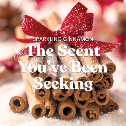 Yankee Candle Sparkling Cinnamon, Christmas Scented Candle, 22oz Large Jar with up to 150 Hour Burn Time, Giftable