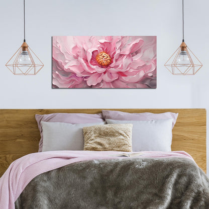 Prepeyssee Floral Wall Art for Living Room Pink Wall Art Large Botanical Artwork for Bedroom Office Teen Girl Room Decor Canvas Prints 20x40 Inch