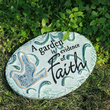 Nattol Versatile Dove Garden Stone, Stepping Stone & Wall Decor for Indoor & Outdoor Use