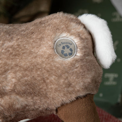 The Petting Zoo Reindeer Stuffed Animal Plushie, Gifts for Kids, Wild Onez Zoo Animals, Zoologee Reindeer Plush Toy 12 inches