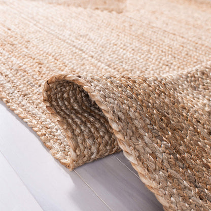 SAFAVIEH Area Rug 5x8 - Cape Cod Collection - Natural Brown, Handmade Braided Flat Weave Jute (CAP252A)