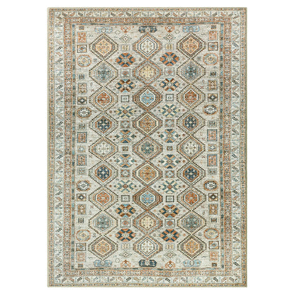 Keen Home Design 3x5 Rug - Machine Washable Entry Rug with Non-Slip Backing, Ideal for Enteryway, Kitchen, Bathroom, Laundry Room - Vintage, Easy Clean, Durable, Low Pile Rug - (3' x 5')