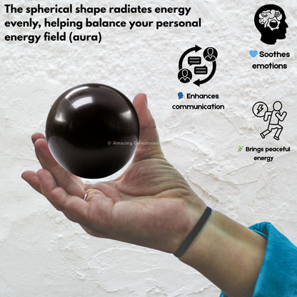 Amazing Gemstone Garnet Crystal Ball with Stand - 2 Inches Crystal Sphere Meditation Balls for Witchcraft and Decorative Balls
