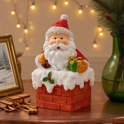 Christmas Santa Claus Decoration for Home, 6.7in Holiday Figurine,Christmas Gift For Mom，GrandMom，Friends
