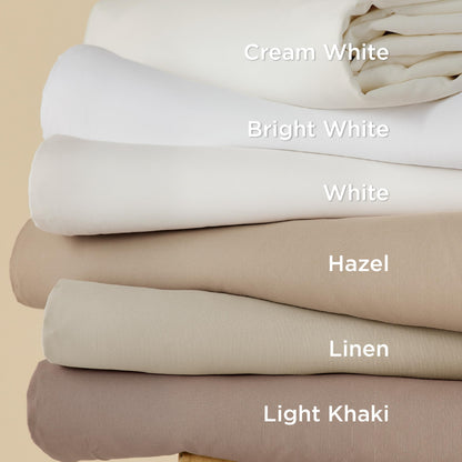 Bedsure White Duvet Cover Queen Size - Soft Double Brushed Bedding Set for Kids & Adults, Zipper Closure, 3 Pieces, Includes 1 Duvet Cover (90"x90") & 2 Pillow Shams, NO Comforter