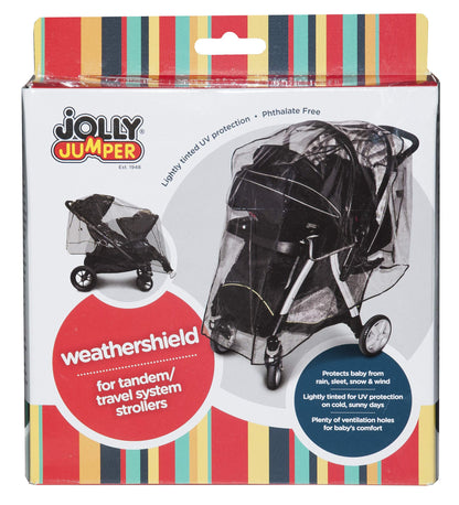 Jolly Jumper Travel System Weathershield - Protects, Baby, Large Stroller and Contents from rain and Other Elements