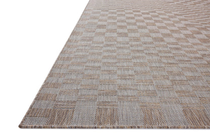 Loloi Amber Lewis Topanga Collection TOP-03 Natural/Dove 3'-11" x 5'-11" Indoor/Outdoor Accent Rug
