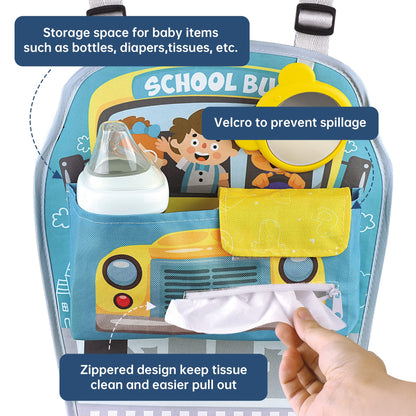 Caterbee Baby car seat Toys with Steering Wheel Center for Long Journeys (Car)