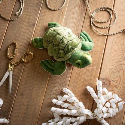 The Petting Zoo, Conservation Sea Turtle Stuffed Animal, Gifts for Kids, Baby Sea Turtle Plush Toy 10 inches